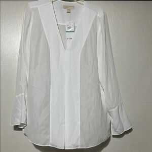 🆕Michael Kors Elegant White Blouse